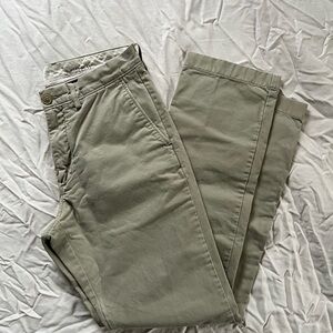 J. Crew Men's 100% Cotton Broken In Slim Fit Khaki Chinos 31x32